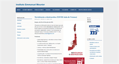 Desktop Screenshot of mounier.es